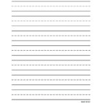 Printable Blank Handwriting Worksheets