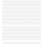 Printable Blank Handwriting Worksheets