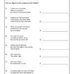 Printable Brain Teaser Worksheets For Adults