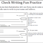 Printable Check Writing Worksheets