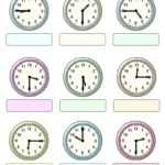 Printable Clock Worksheets