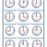 Printable Clock Worksheets