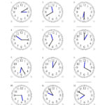 Printable Clock Worksheets