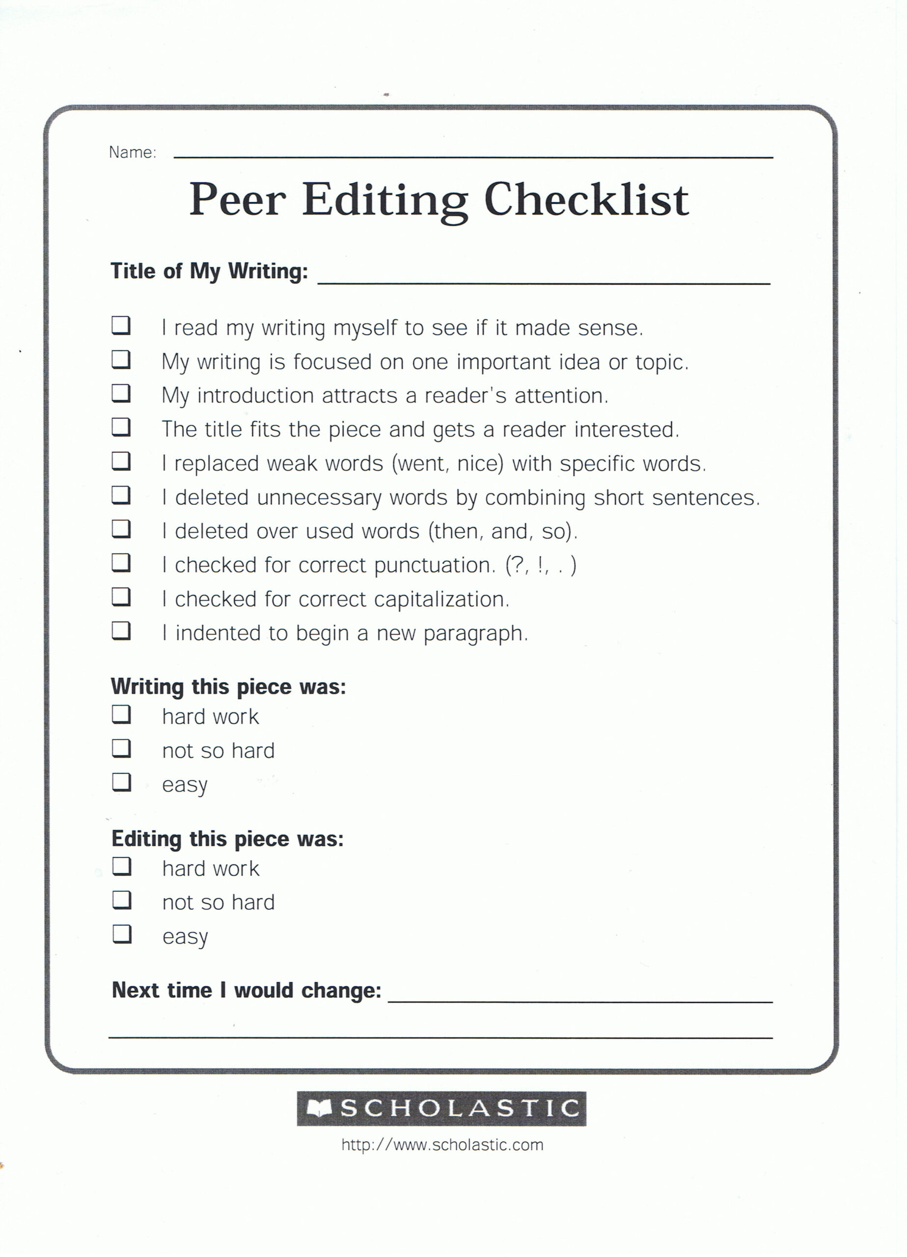 Writing Worksheets Editing Worksheets Printable Editing Worksheets 