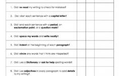 Paragraph Editing Worksheets Db excel