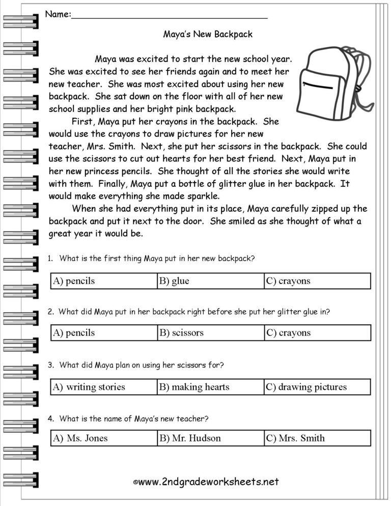 Printable English Worksheets For Middle School Peggy Worksheets