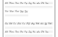 Alphabet Cursive Worksheets Free Printable AlphabetWorksheetsFree