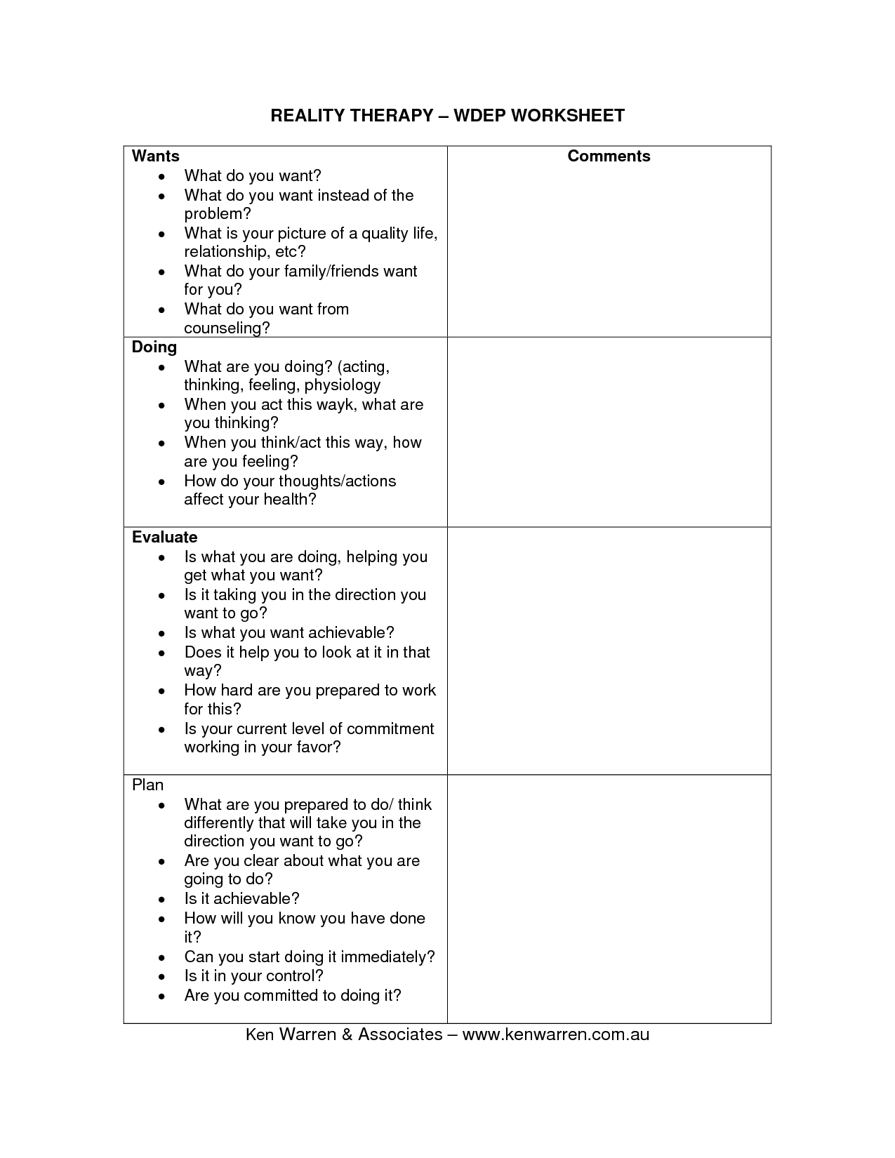 Printable Marriage Counseling Worksheets Printable Worksheets