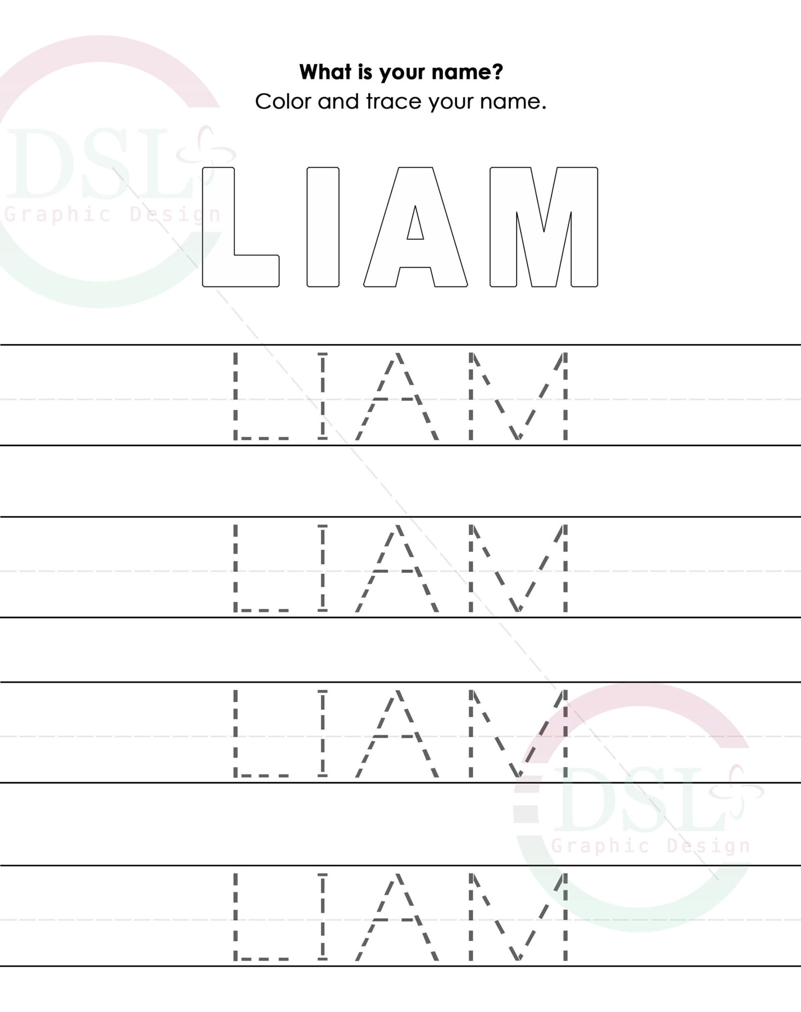 Printable Name Tracing Worksheets Peggy Worksheets