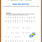 Printable Secret Code Worksheets