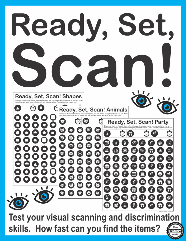 Printable Visual Scanning Worksheets For Adults Peggy Worksheets 6505