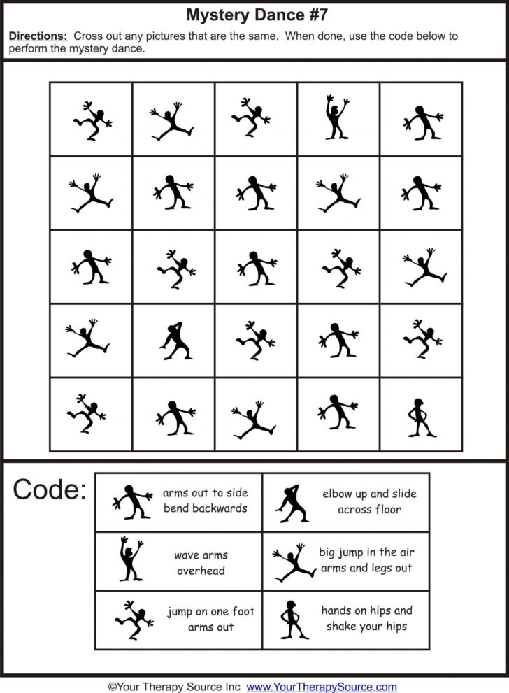Printable Visual Scanning Worksheets For Adults Peggy Worksheets