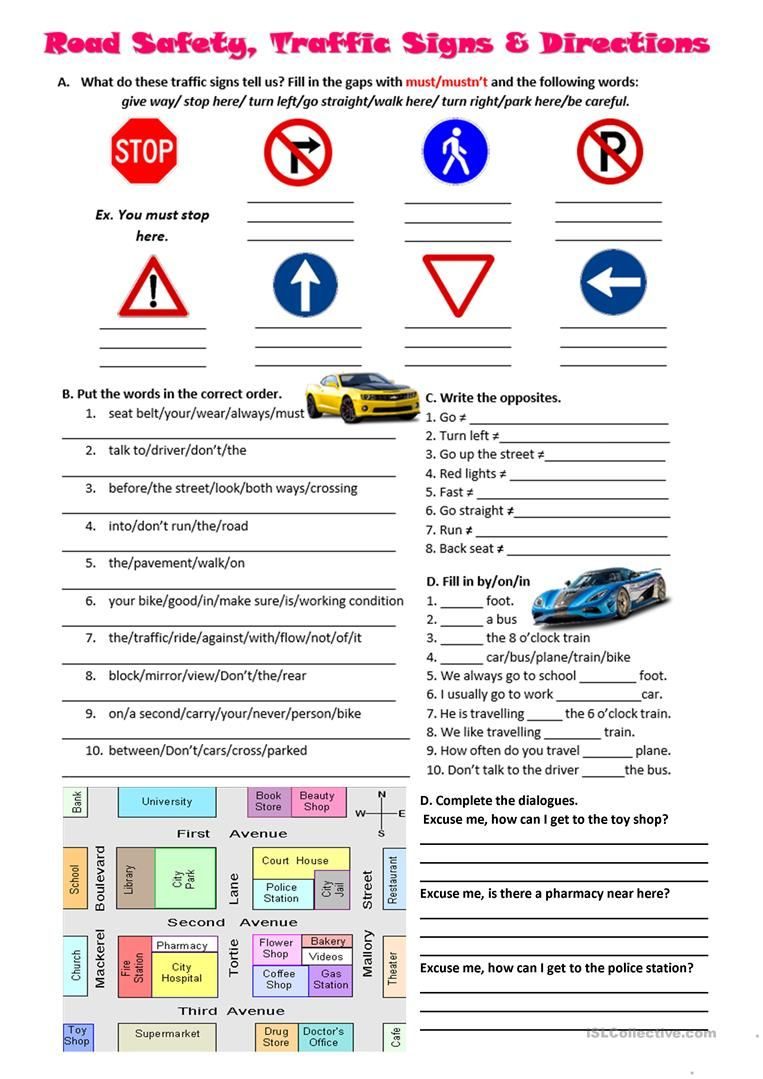 Printable Worksheets For Drivers Education Peggy Worksheets