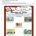 Printable Worksheets Miracles Jesus