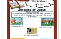 printable worksheets miracles jesus 1 Miracles Of Jesus Worksheet