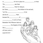 Printable Worksheets Miracles Jesus