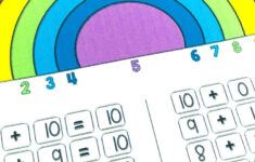 rainbow facts worksheets printable 1 Free Rainbow Number Facts Sheet In 2020 Rainbow Facts Teacher Blogs