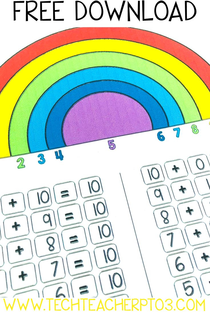 Free Rainbow Number Facts Sheet In 2020 Rainbow Facts Teacher Blogs 