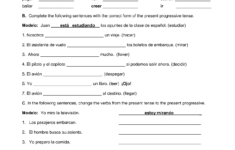 reflexive verbs in spanish printable worksheets 1 Spanish Reflexive Verbs Worksheet Printable Printable Worksheets