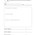 Restorative Justice Printable Worksheets