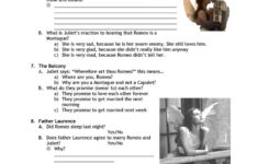 Romeo Juliet English ESL Worksheets For Distance Learning And