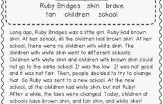 ruby bridges printable worksheets 2 2 Literacy Teachers MLK And A FREEBIE Ruby Bridges Literacy
