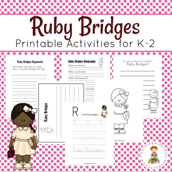 Ruby Bridges Worksheets For Second Grade Worksheets Master