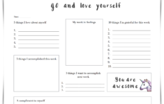 self esteem building worksheets printable 1 30 Self Esteem Worksheets To Print Kitty Baby Love