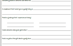 self esteem building worksheets printable Self Esteem And Confidence Worksheets