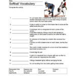 Softball Worksheets Printable