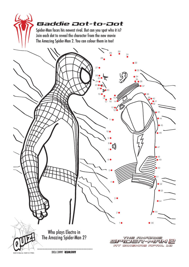 10 Spiderman Coloring Worksheets for Kids and Adults