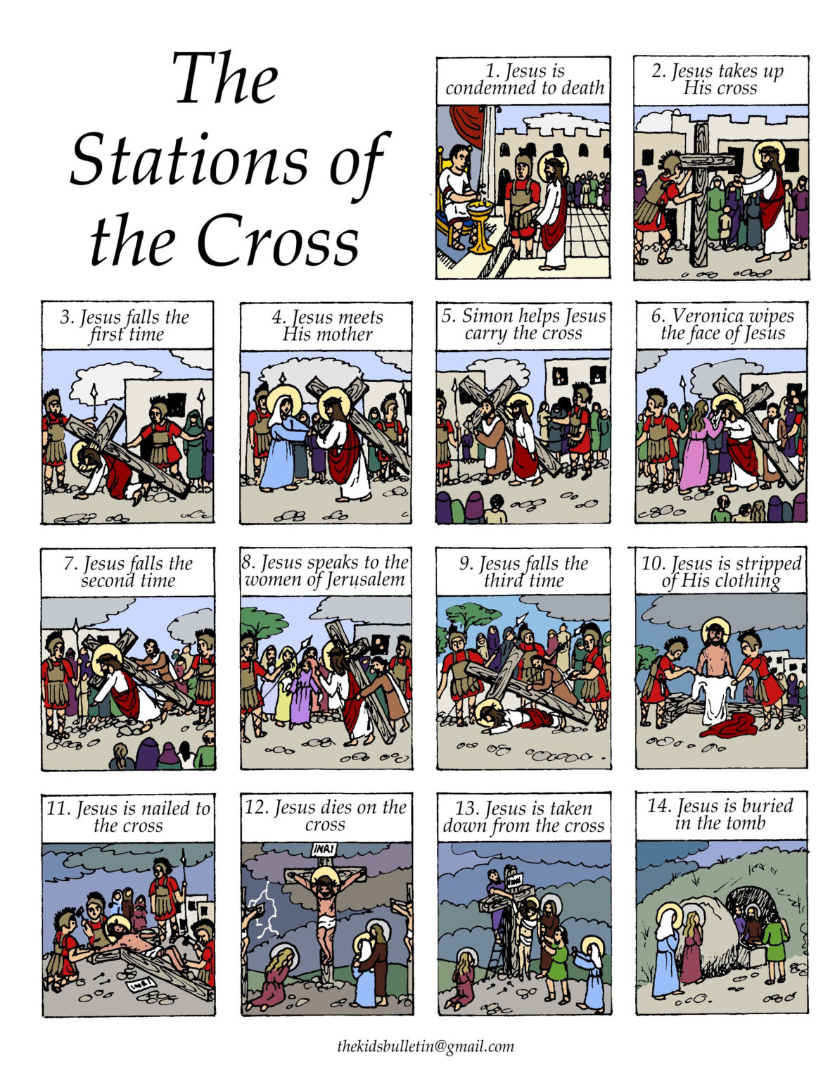 Stations Of The Cross Printable Worksheets Peggy Worksheets