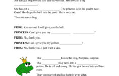 the frog prince worksheets printable 1 THE FROG PRINCE Interactive Worksheet
