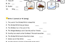 The Wizard Of Oz Ch 4 Worksheet