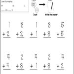Touch Math Printable Worksheets