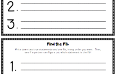 two truths and a lie worksheet printable 1 Two Truths And A Lie Worksheet Worksheet