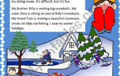MY WINTER HOLIDAY ESL Worksheet By ALI ALI