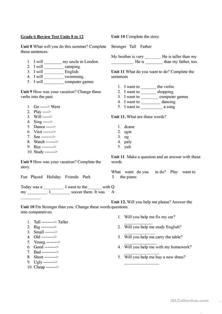 Year 10 English Worksheets Printable | Peggy Worksheets