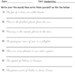 Year 3 Literacy Worksheets Printable