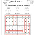 18 Christmas Word Searches (Free Pdf Printables) Regarding Christmas Word Search Printable Worksheets