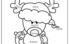 1St Grade December Christmas Worksheets Sight Word Search Phonics intended for Christmas Phonics Worksheets Kindergarten