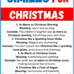 20 Best Similes For Christmas (With Meanings & Examples) Intended For Christmas Similes Worksheets