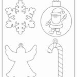 200 Printable Christmas Ornaments (Free Templates) Pertaining To Christmas Ornament Worksheet