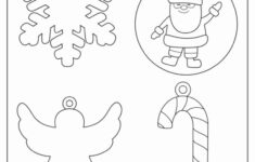 200 Printable Christmas Ornaments (Free Templates) pertaining to Christmas Ornament Worksheet