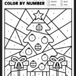 29 Free Printable Christmas Games And Activities   Pjs And Paint Inside Christmas Worksheets Color By Numbers Printable