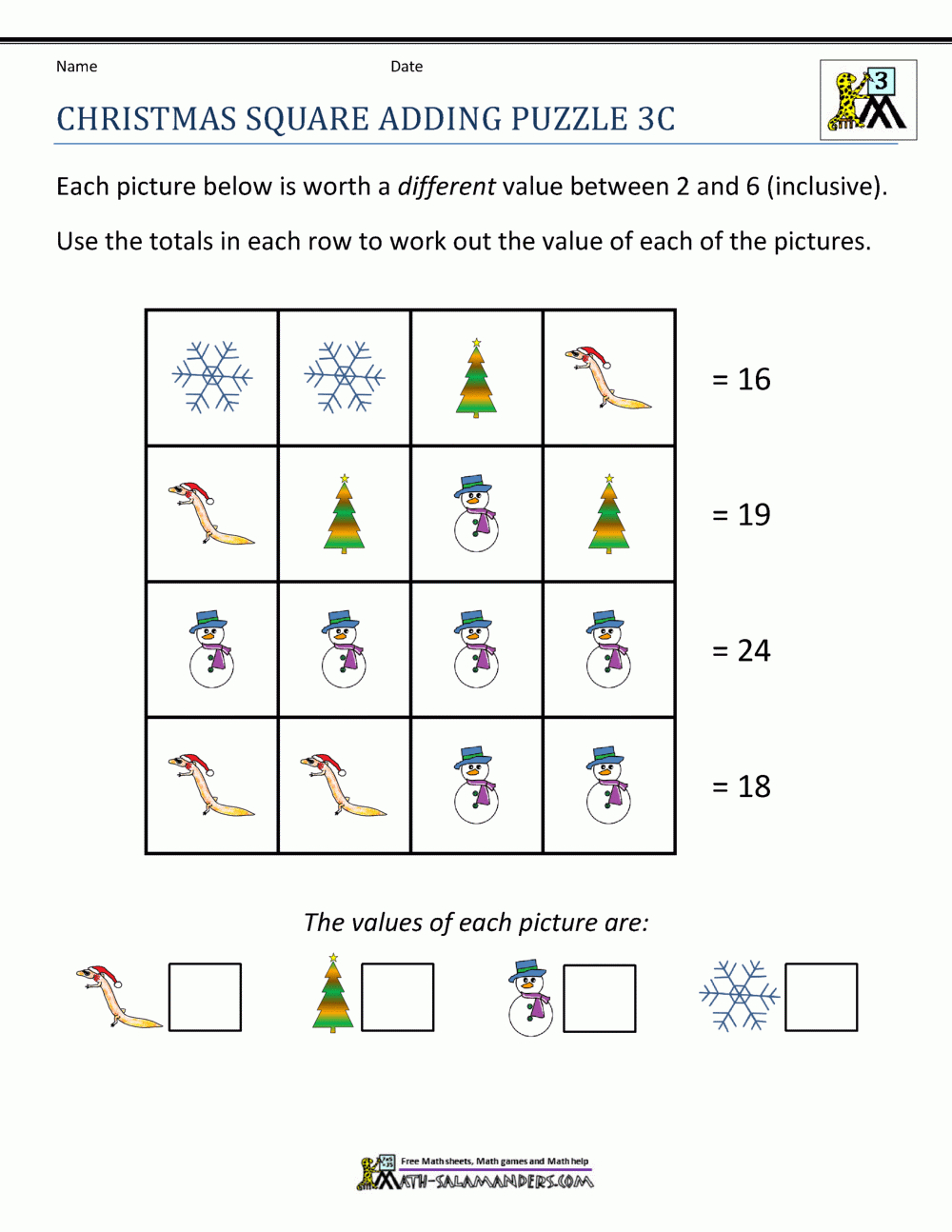 3Rd Grade Christmas Math Worksheets throughout Christmas Worksheets 3rd Grade Free