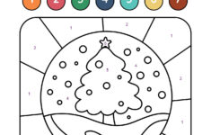 4 Pages Colorful Fun Colornumber Christmas Coloring Worksheet inside Color by Code Christmas Worksheets