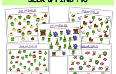 40+ Pages Of Fun Christmas Search And Find Counting To 10 for Christmas Search And Find Worksheets