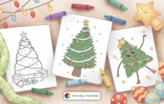 50 Christmas Tree Coloring Pages (Free Pdf Printables) pertaining to Christmas Tree Coloring Worksheet