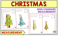 70+ Exciting Non-Standard Christmas Measurement Activities Card inside Christmas Measurement Worksheets